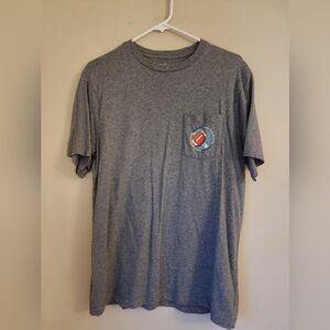 Men's Vineyard Vines Gray T-Shirt with Football